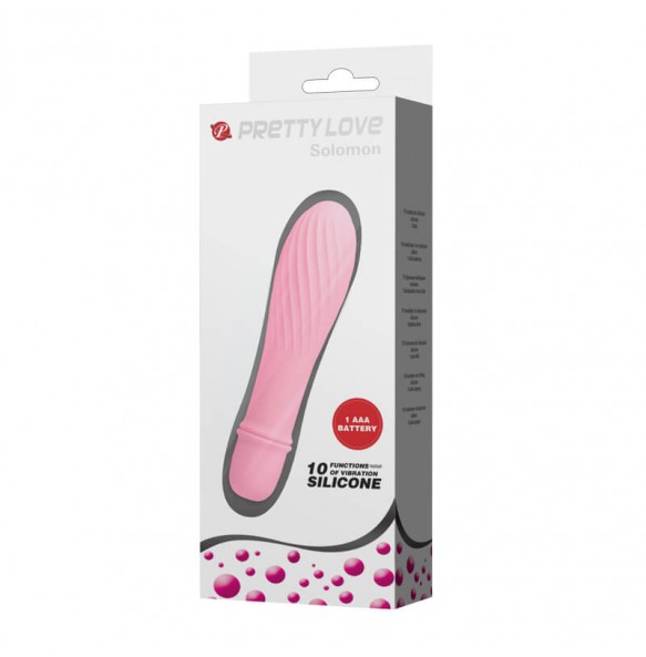 PRETTY LOVE - Screw Thread Vibrator Stick (Battery - Pink)